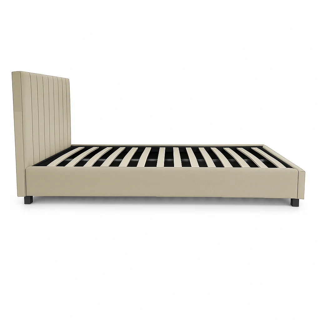 Bantry 3ft Single Fabric Bed | Biscuit - Image 5