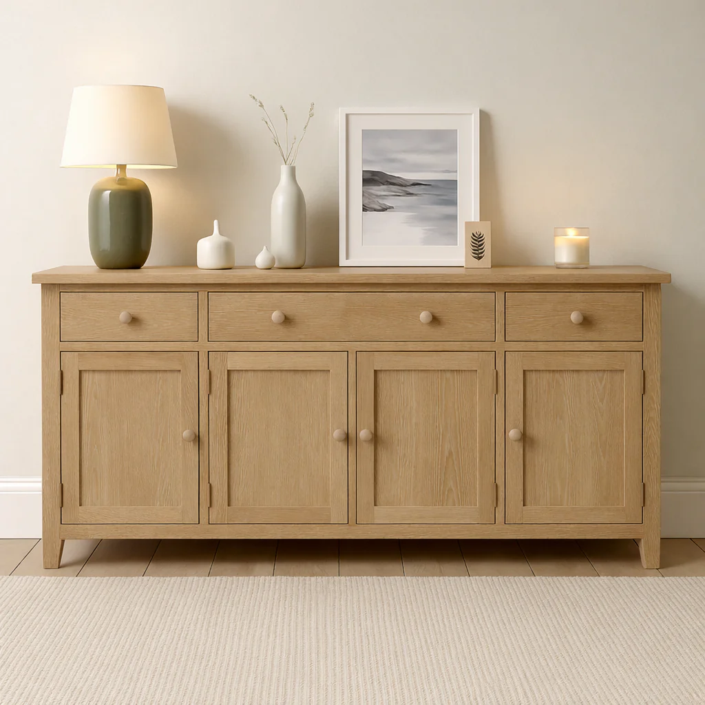 Bath Whitewash Oak Grande Sideboard