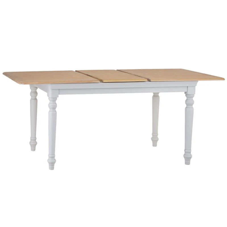 Brighton Grey Painted Extending Dining Table (1.8 m-2.3 m) - Grade B - Image 4
