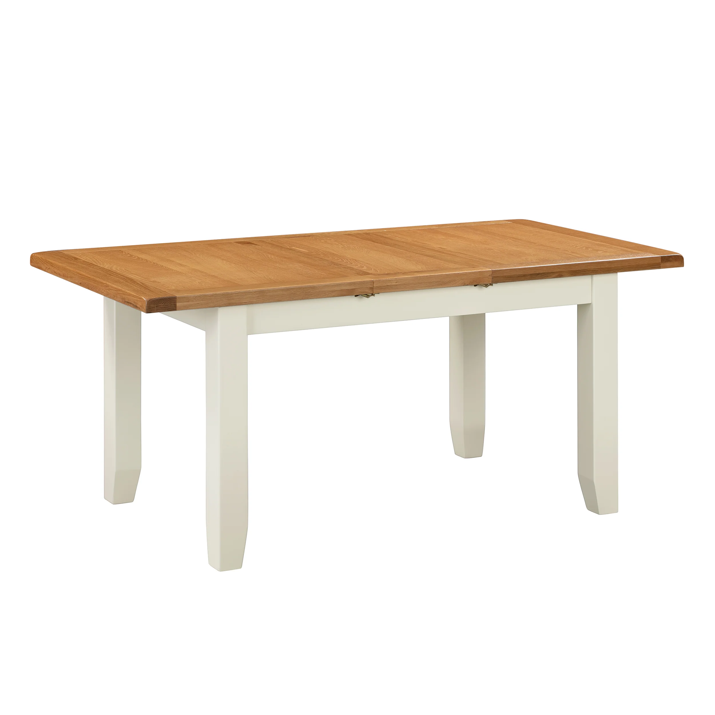 Cambridge Classic Cream Painted Oak Small Extending Dining Table (1.2 m-1.5 m) - Image 5