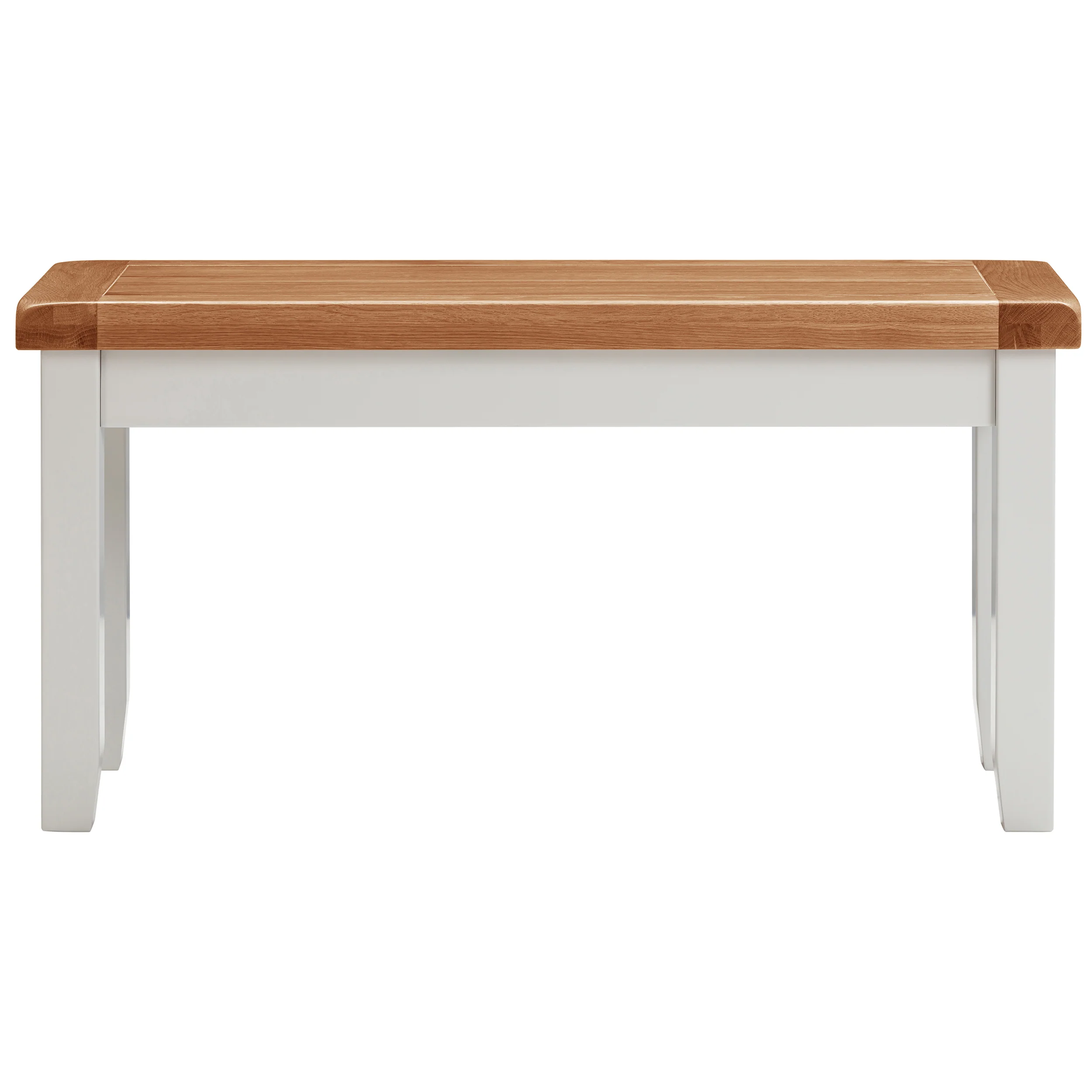 Cambridge Grey Painted Oak Small Bench - Image 2