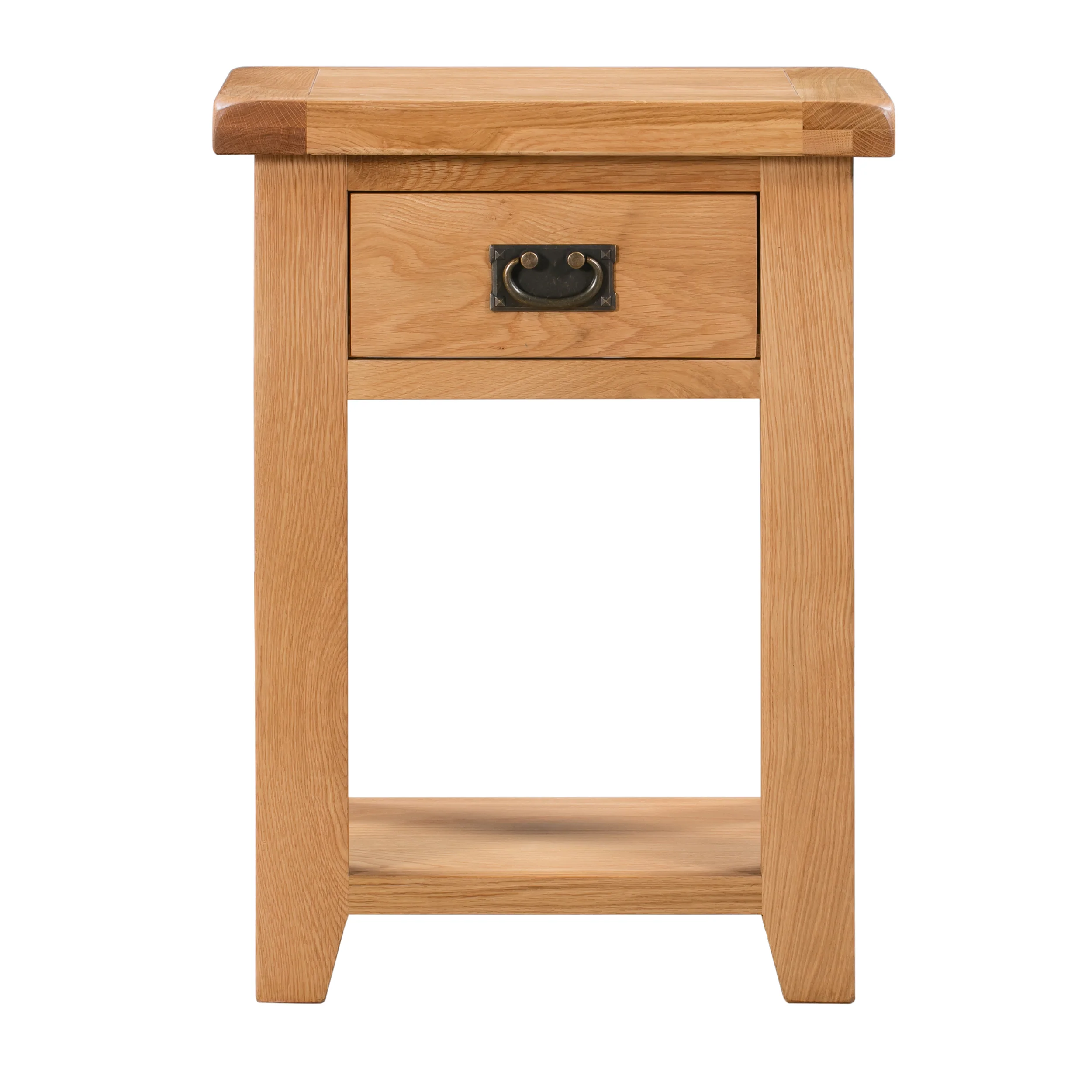 Cambridge Oak 1 Drawer Console Table - Image 2