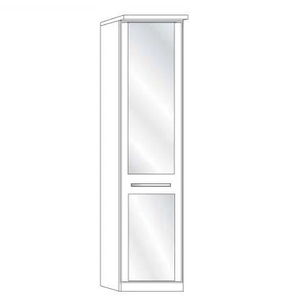 Cairns Wiemann 1 Door Wardrobe With Frame - Image 5