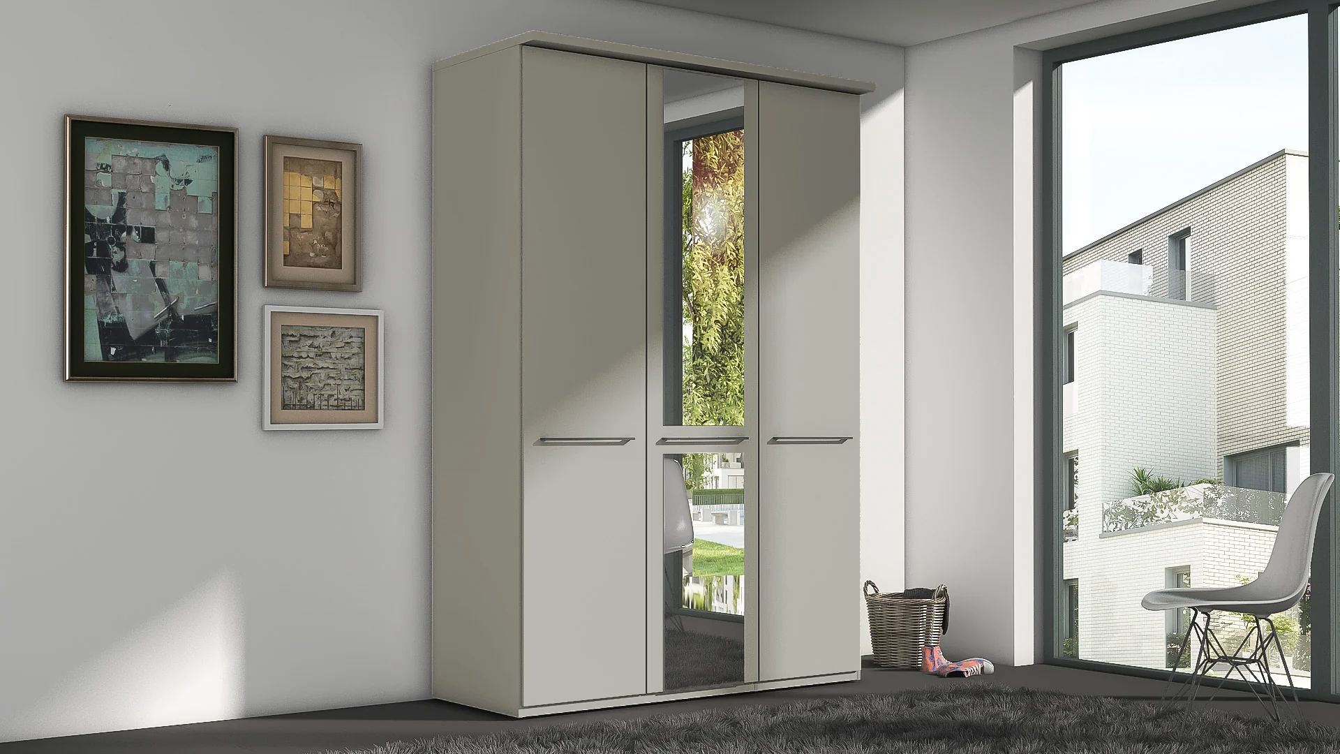 Cairns Wiemann 8 Door Wardrobe - Image 2