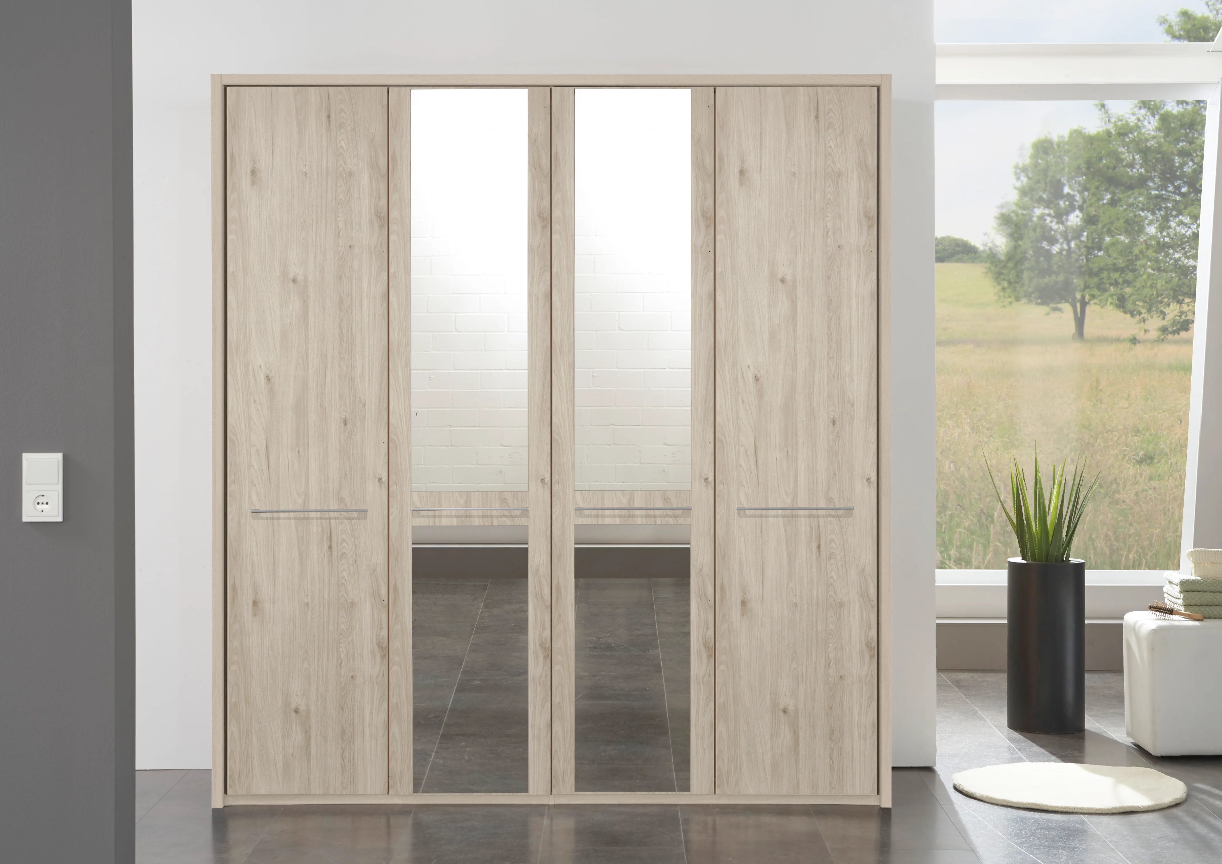 Dakar 2 Wiemann 6 Door Wardrobe With Frame - Image 2