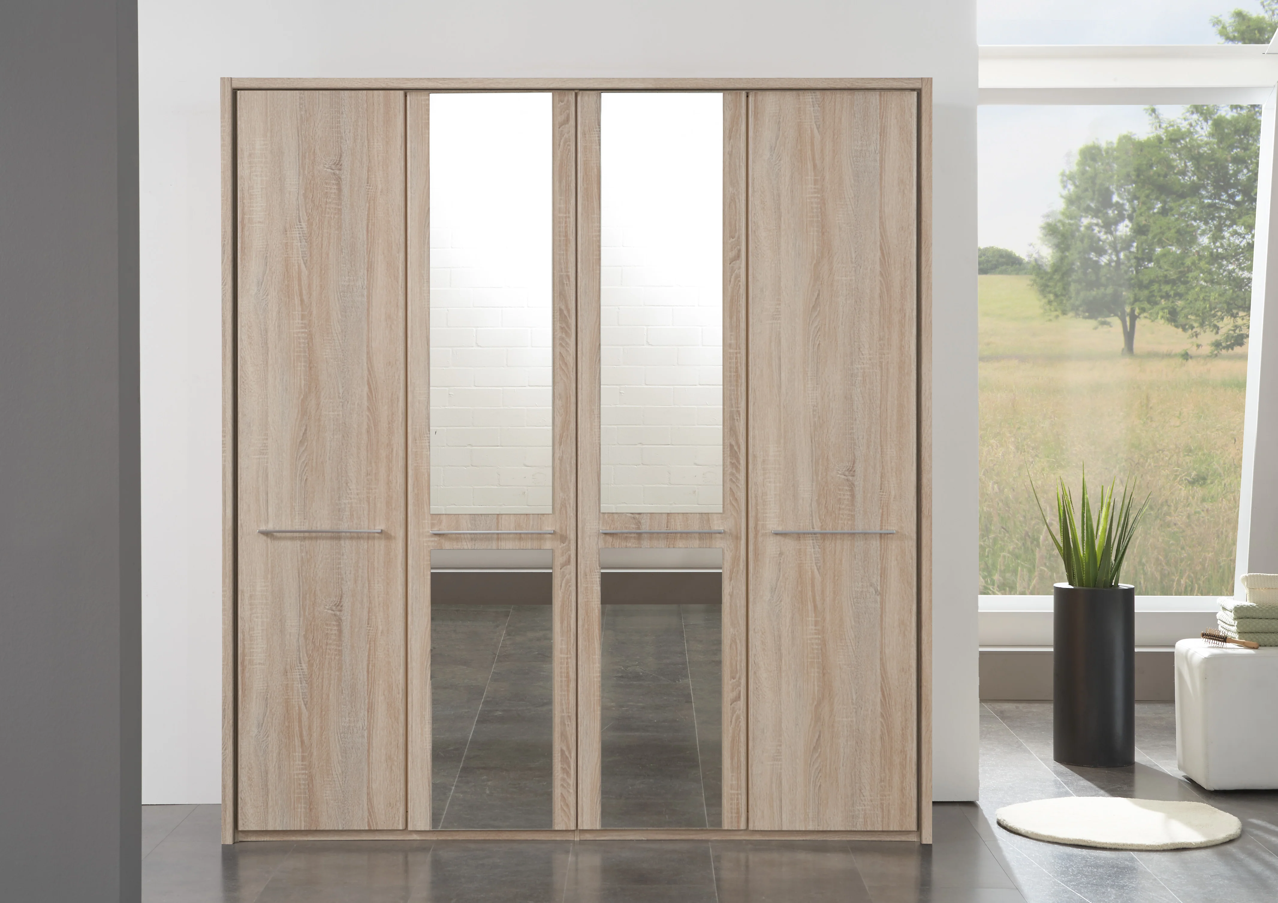 Dakar 2 Wiemann 7 Door Wardrobe With Frame