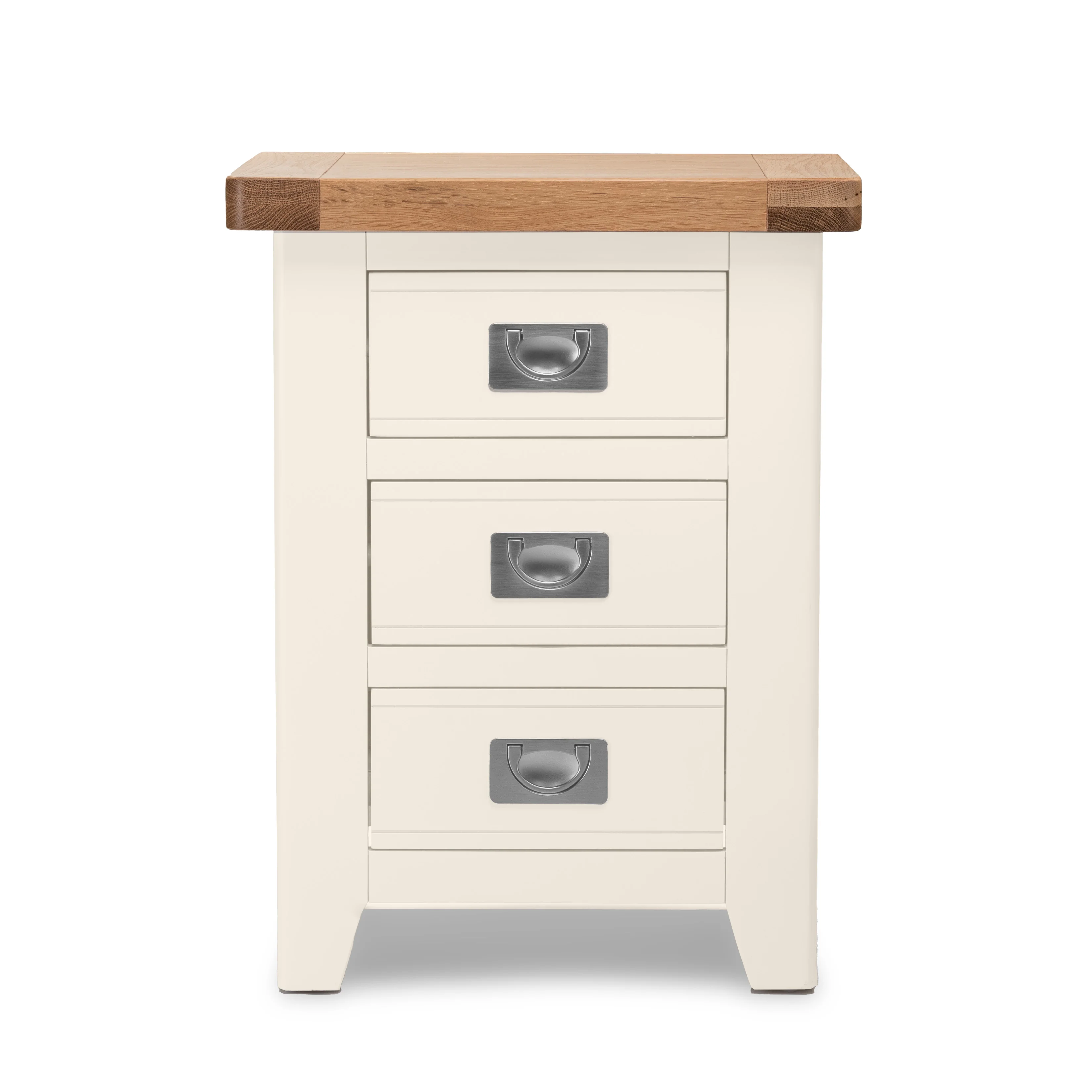 Gloucester Stone 3 Drawer Bedside Table - Image 4