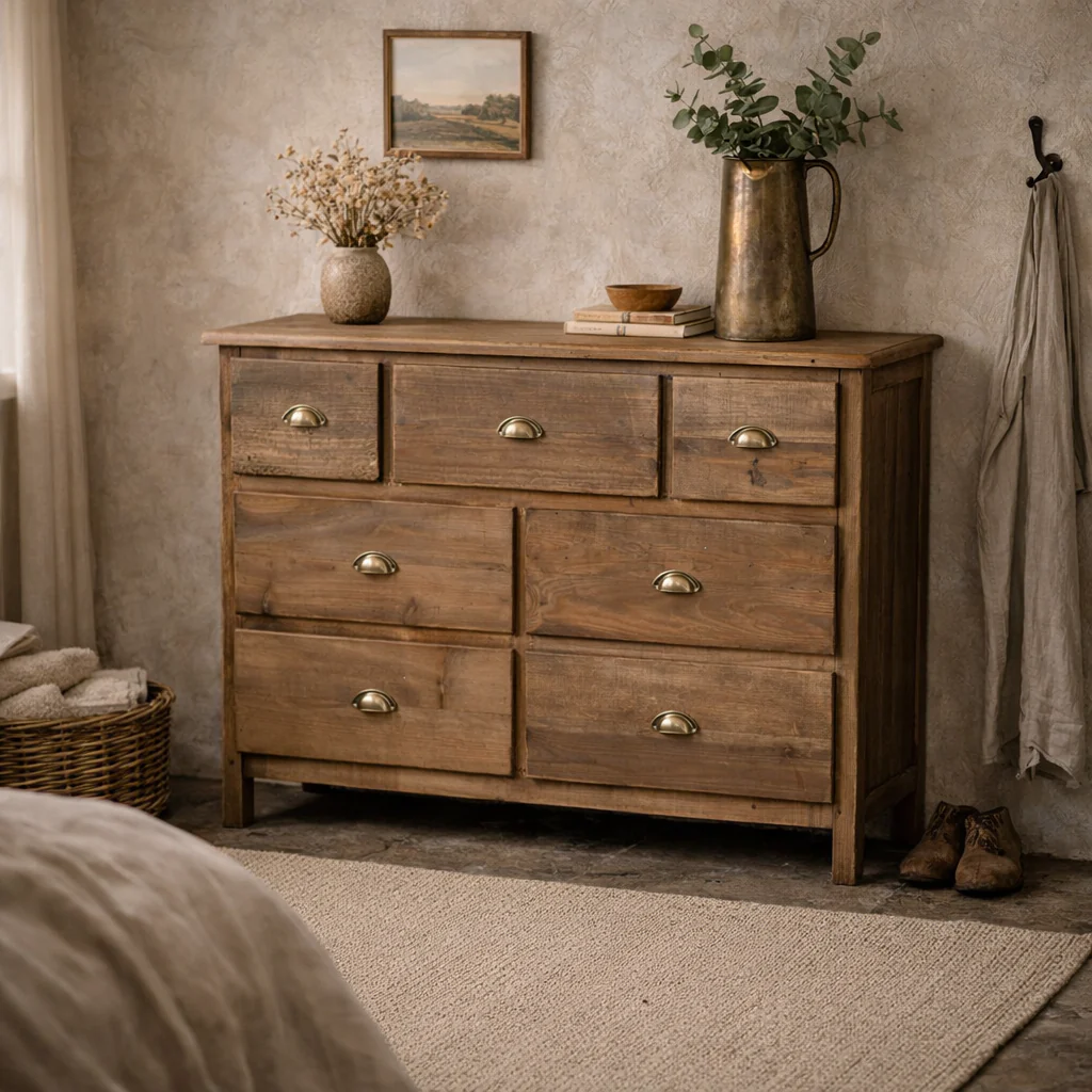 Heritage Natural 7 Drawer Chest