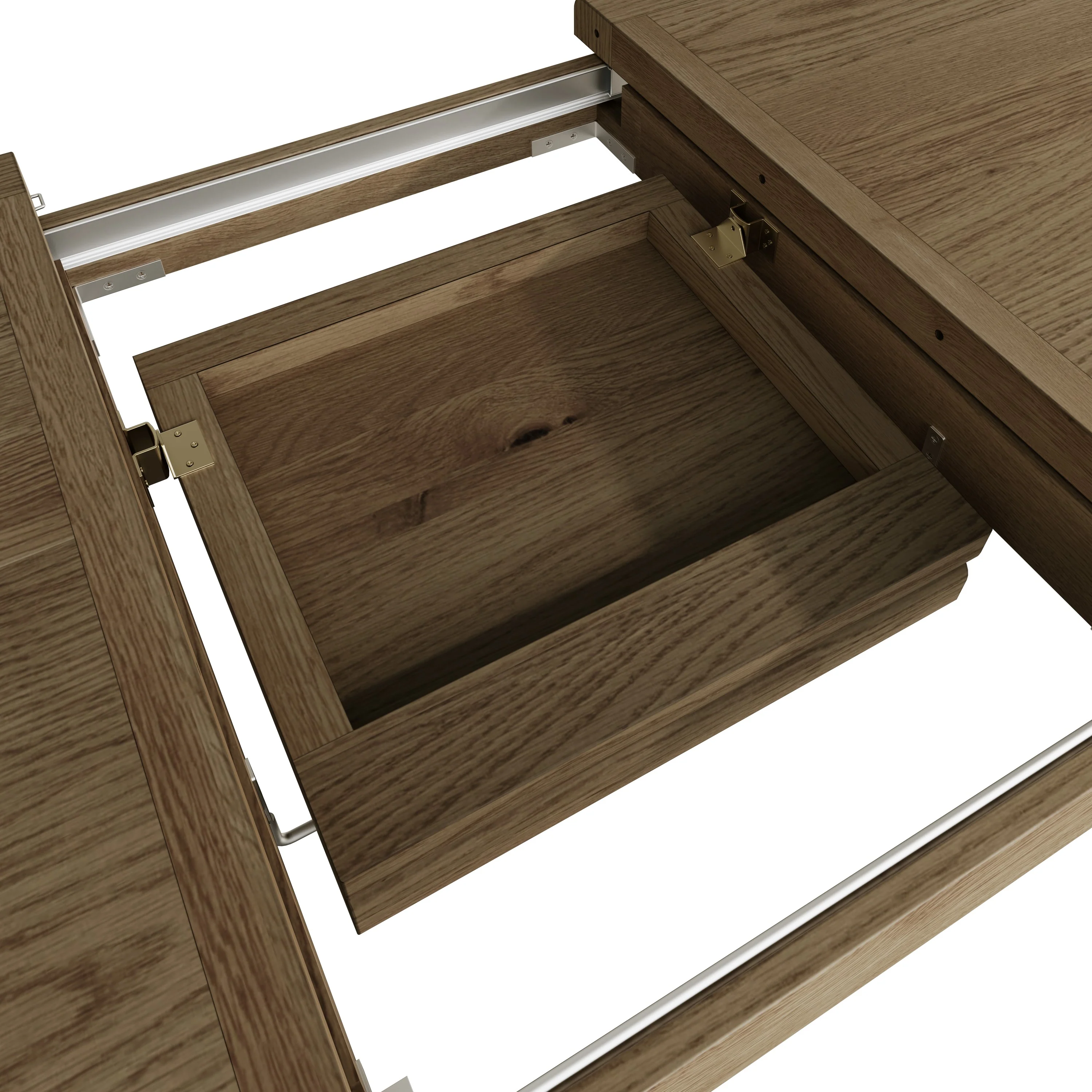 Hove Smoked Oak Large Extending Dining Table (1.8 m - 2.3 m) - Image 11