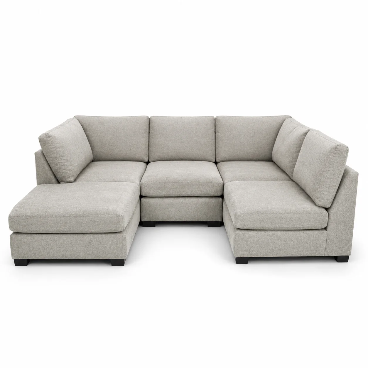 Knightsbridge Grey Full Corner Modular Sofa - Image 4