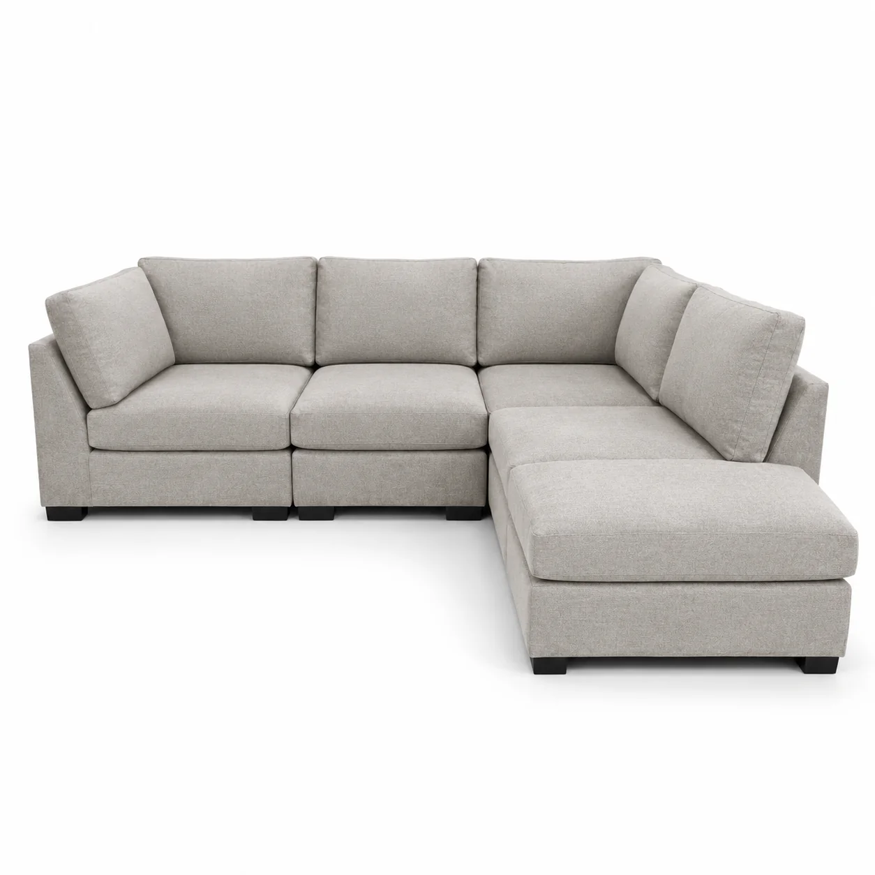 Knightsbridge Grey Full Corner Modular Sofa - Image 5