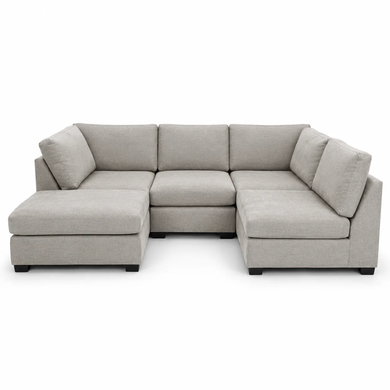Knightsbridge Grey Full Corner Modular Sofa - Image 8