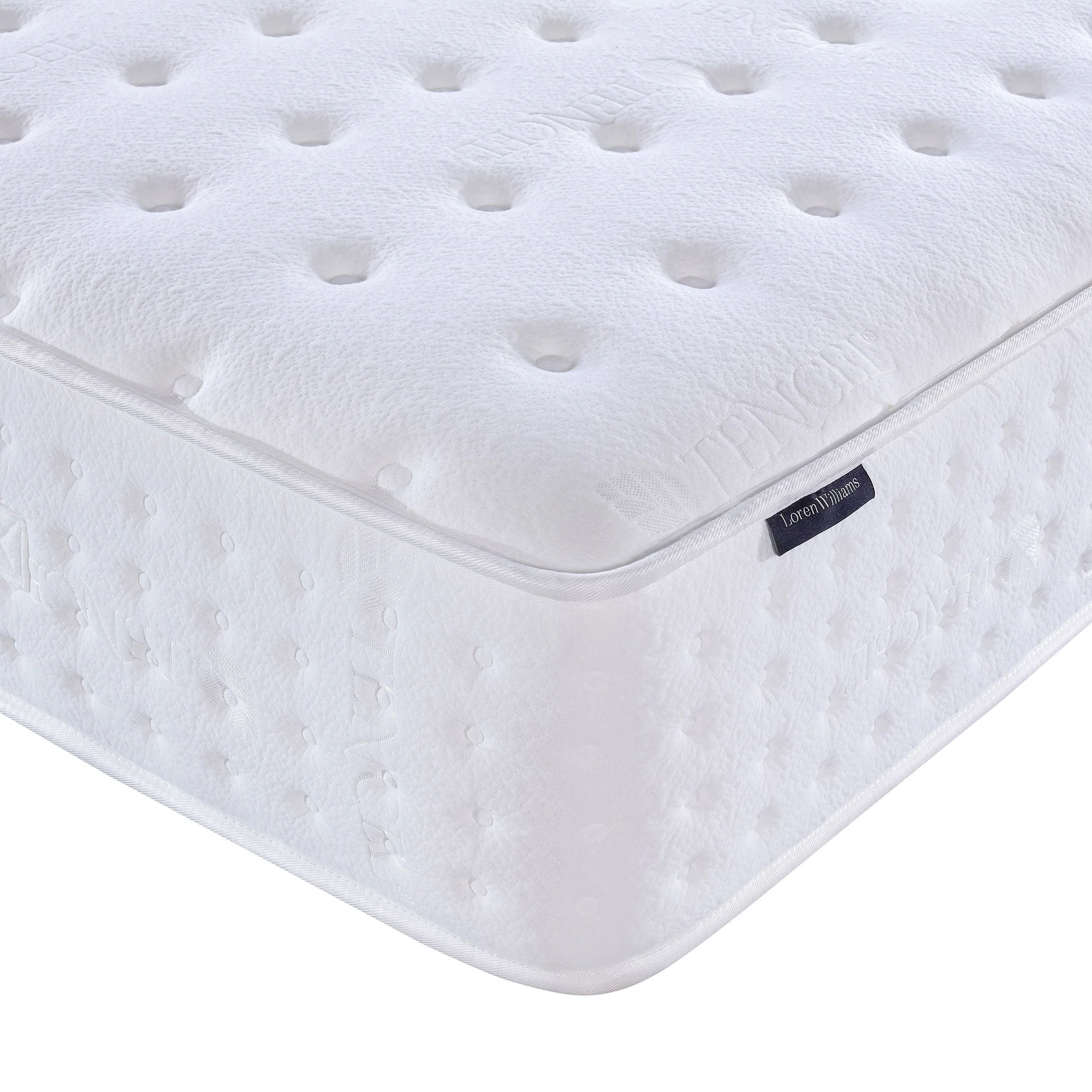 Loren Williams Tencel 1200 Pocket Spring Double 4ft 6' Mattress - Image 2