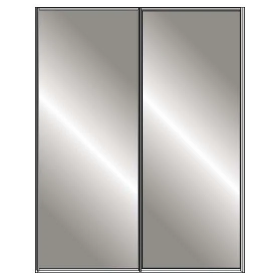 Miami Plus Wiemann 2 Door Sliding Wardrobe With Glass Door 200cm - Image 12