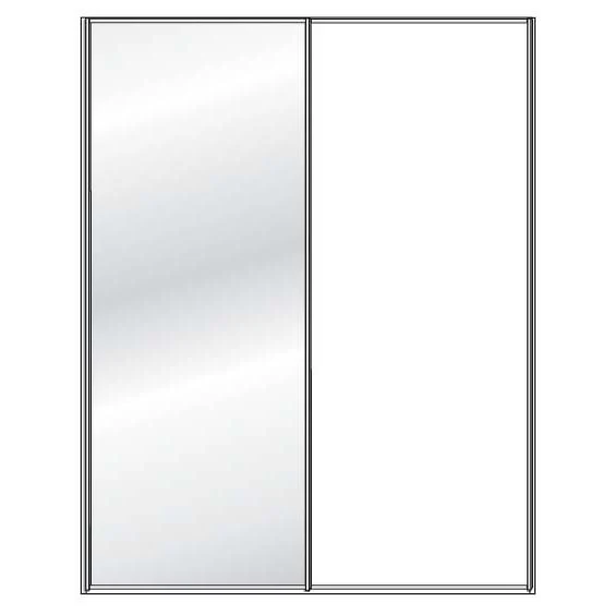 Miami Plus Wiemann 2 Door Sliding Wardrobe 150cm - Image 5