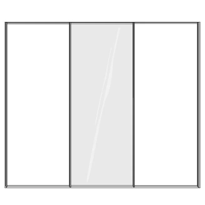 Miami Plus Wiemann 3 Door Sliding Wardrobe 225cm - Image 4