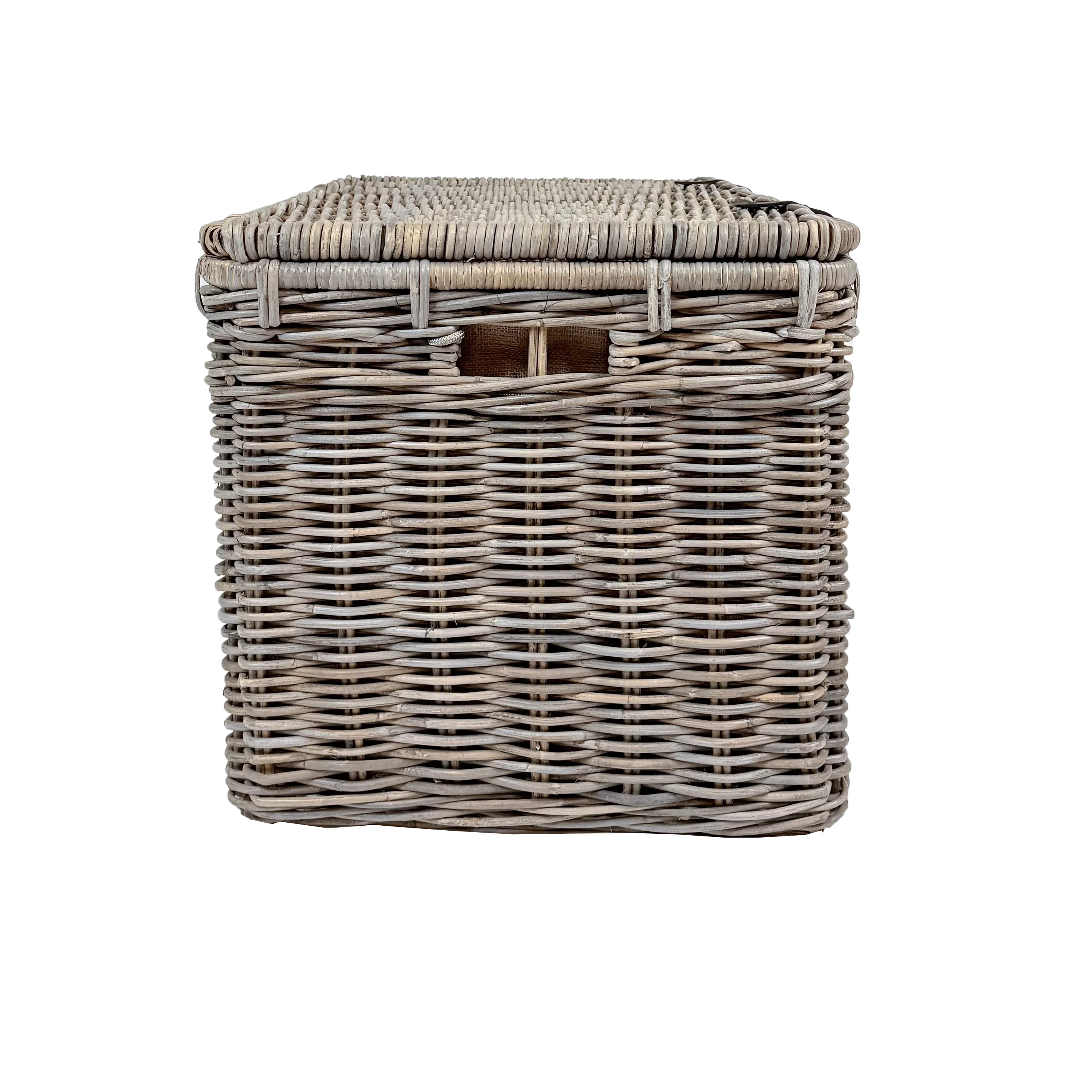 Rectangular Rattan Storage Trunk | Medium - Image 3