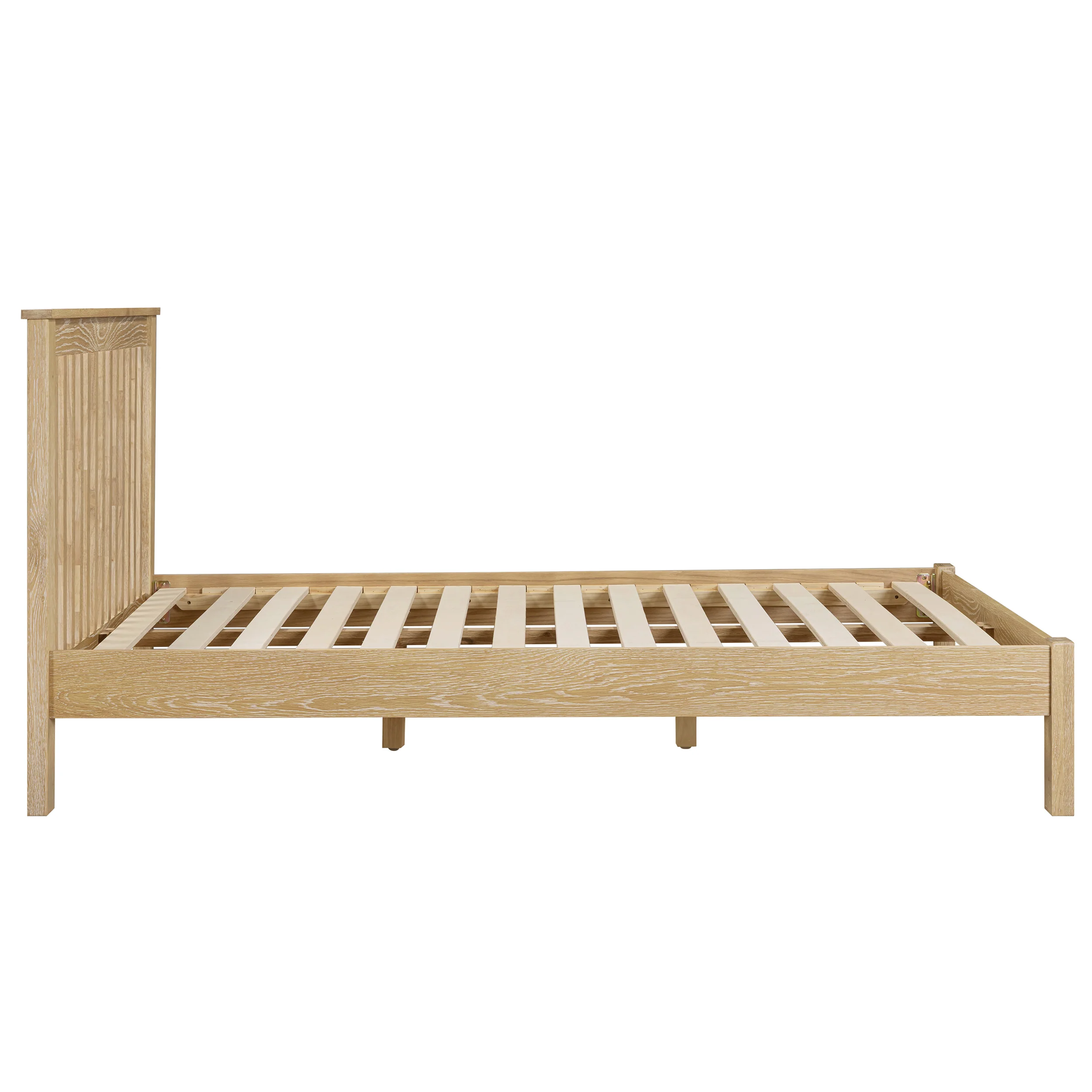 Westbrook Whitewash Oak 5ft Kingsize Bed - Image 5