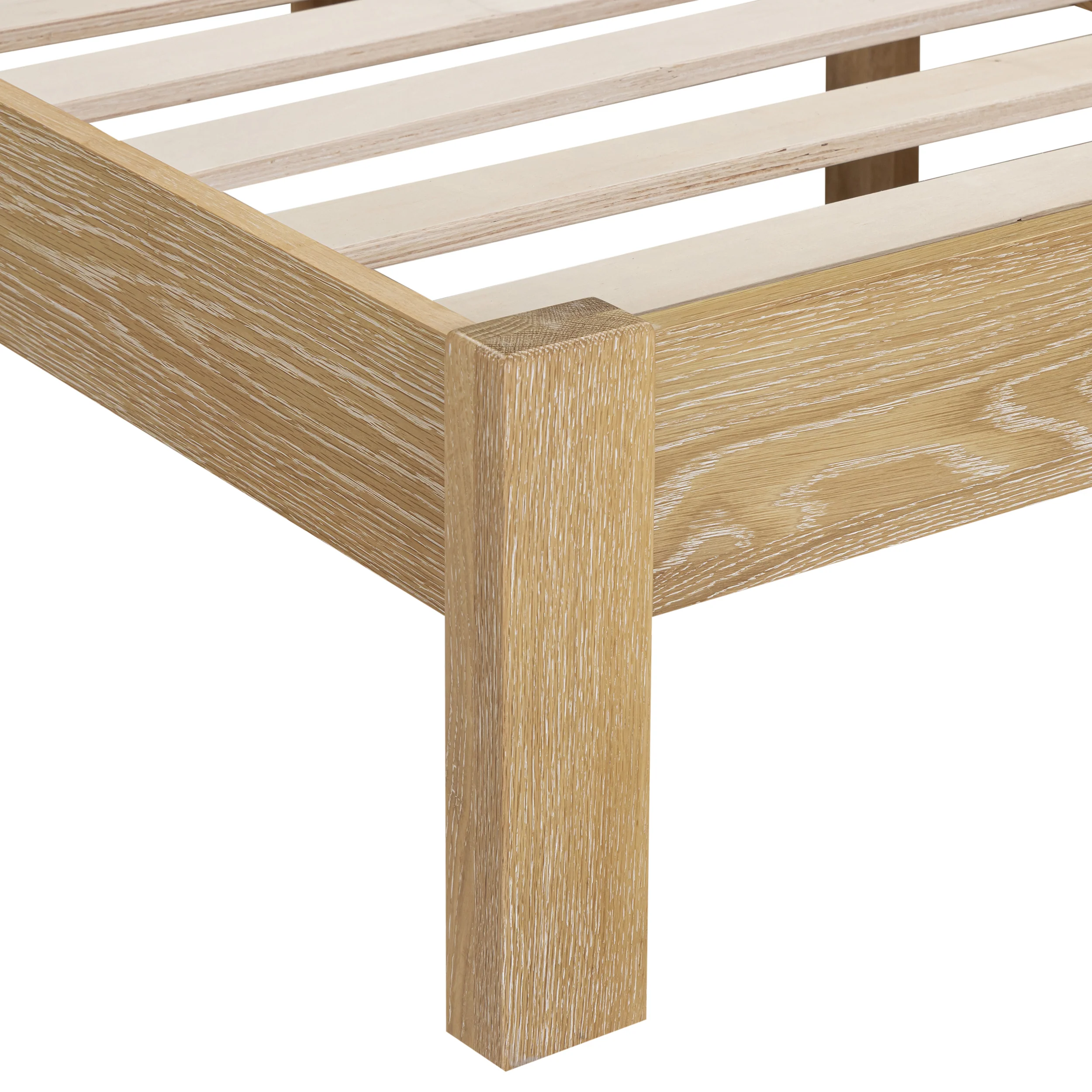 Westbrook Whitewash Oak 5ft Kingsize Bed - Image 7