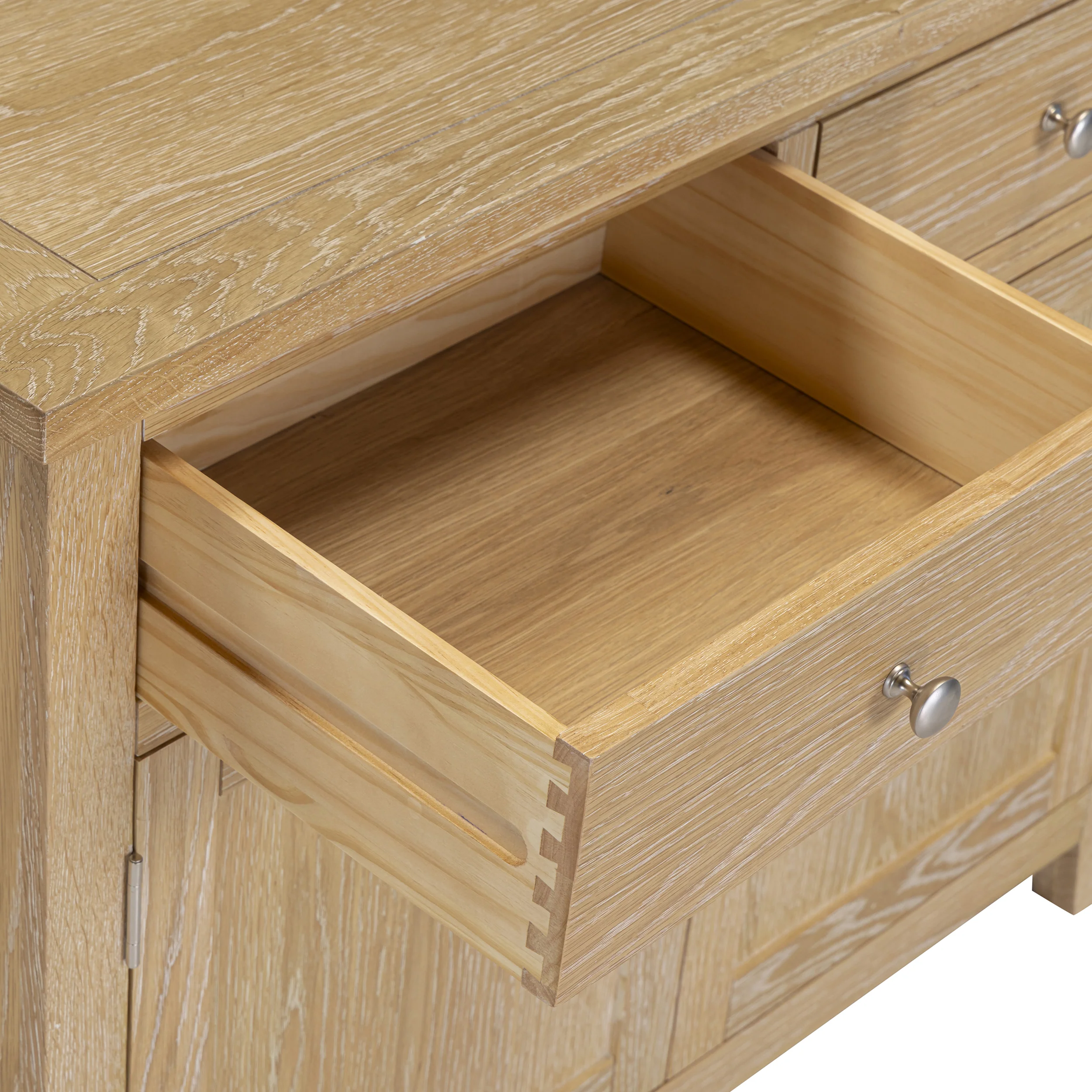 Westbrook Whitewash Oak Small Sideboard - Image 9
