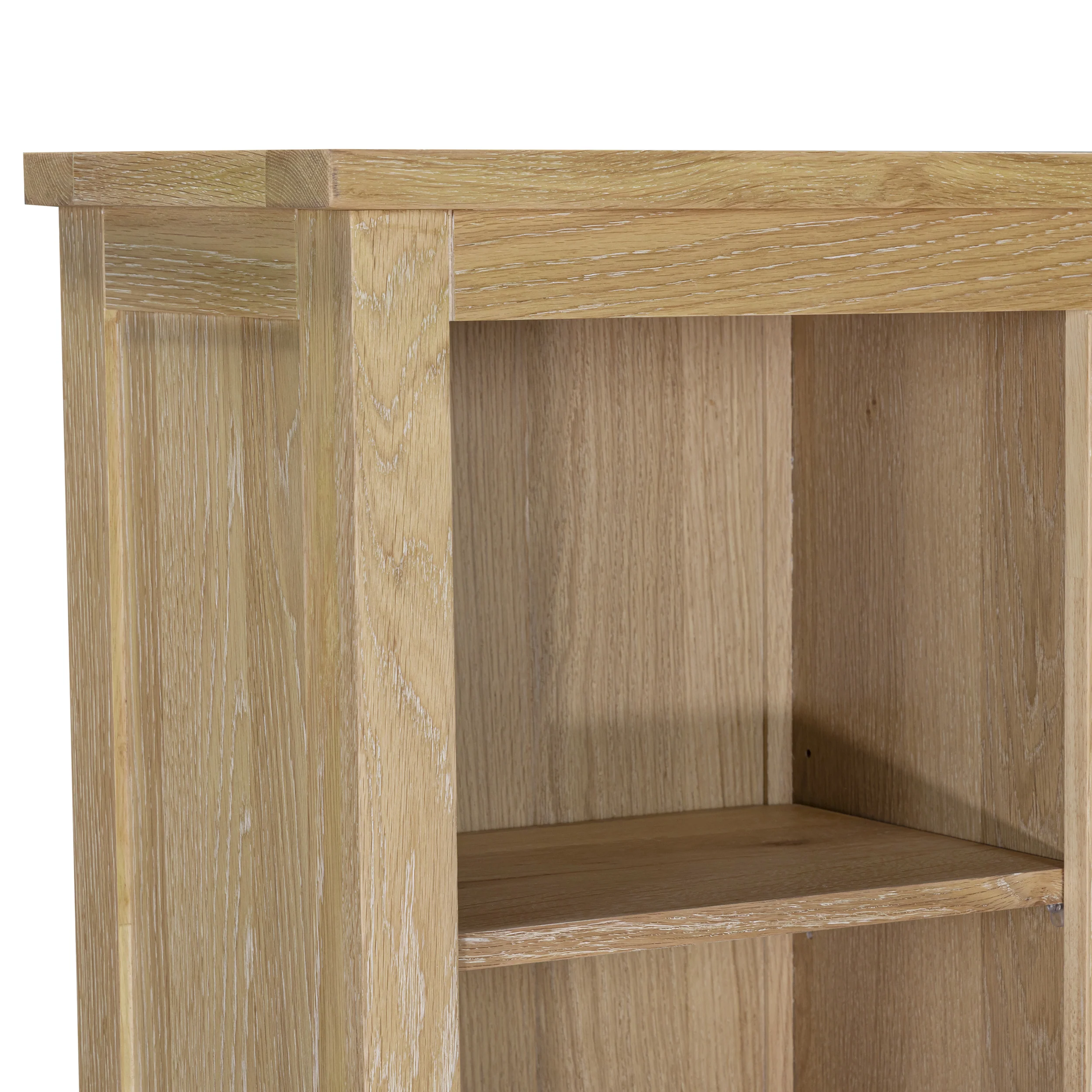 Westbrook Whitewash Oak TV and Media Storage Unit - Image 4