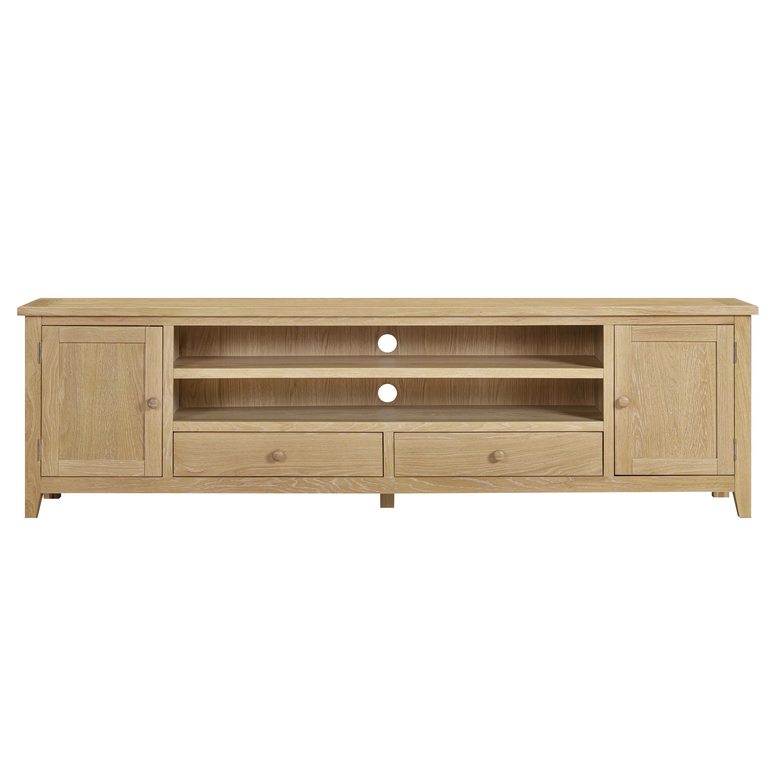 Westbrook Whitewash Oak XXL TV Stand - Image 4